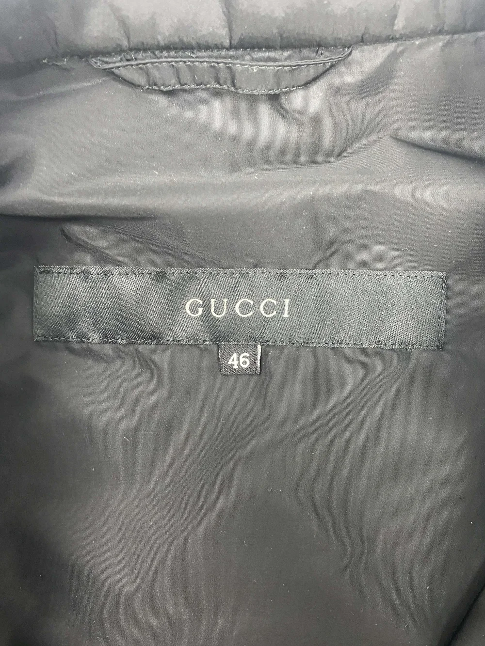 Gucci black packable nylon trench coat — JAMES VELORIA